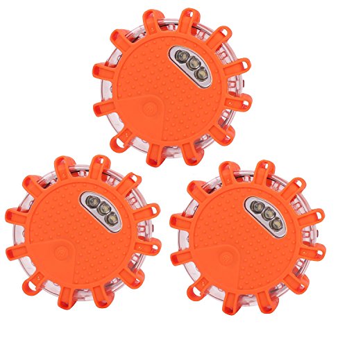 Buy Road Beacon Flares, NOTENS 3 Pack Reusable Car Safety Warning