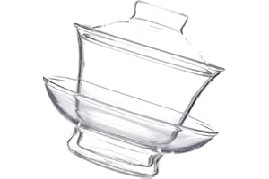 NIYANGLE Thickened Glass Gaiwan Tea High Temperature Resistant Traditional Teaware Transparent Tea Brewing
