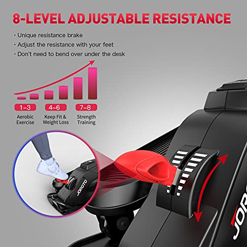 JOROTO Seated Mini Desk Elliptical, Under Desk Bike Pedal