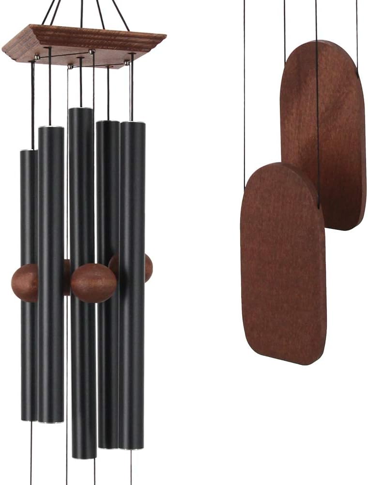 ASTARIN Wind Chimes Outdoor Large Deep Tone, Memorial Wind Chimes Outdoor, Gifts for Housewarming/Mother Day/Christmas, Outdoor Decor for Patio, Garden, Yard, Home (36 Inch Black Wind Chime) : Garden & Outdoor