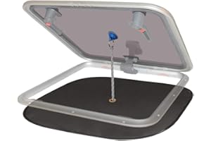Waterline Design Mosquito Net/Bug Screen for Boats. Setup from The Inside with Magnet. for a Bug Free Environment. for All Brands of Regular hatches (1410) hatch is not included.