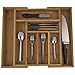 Zenware Extendable Bamboo Drawer Organizer for Kitchen Utensils