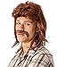 ALLAURA 80’s Brown Mullet Wig for Men Funny Redneck 80s Costume Wigs American Accessories