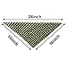 Dog Bandana, VIPITH Cotton Triangle Bibs Scarf Washable Printing Dog Scarf for Pets, Dogs and Cats 8 Styles 3 Thicknesses (Pack of 8)