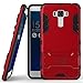 Zenfone 3 Laser Case, CoverON [Shadow Armor Series] Hard Slim Hybrid Kickstand Phone Cover Case for Asus Zenfone 3 Laser ZC551KL - Red/Black