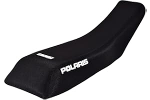 Enjoy Mfg Seat Cover - Compatible Fit for 1995-2003 Polaris Scrambler 250 400 500 Trailblazer 250#243 (All Black Standard)