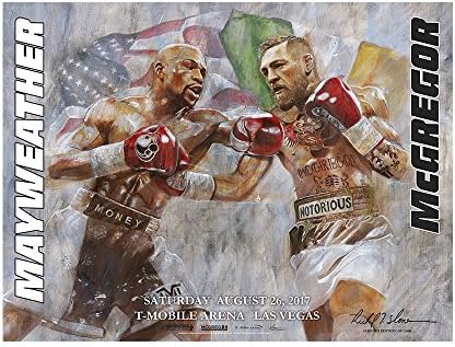 Mayweather VS McGregor Art Poster