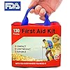 First-Aid-Kit-Ultra-light-130-Supplies-Medical-by-Get-Safe-Bonus-Flashlight-Included-FDA-Approved-and-Ideal-for-Travel-Plus-Home