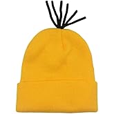 Wgudzpj Halloween Hat Cosplay Costume Accessories Adults Yellow Beanie for Men Women Cosplay Party