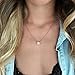 AMY O Friendship Necklace, Gift for Best Friend - Petite Crystal Necklace in Rose Gold Vermeil