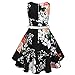 Girls 50s Vintage Swing Rockabilly Retro Sleeveless Party Dress for Special Occasion