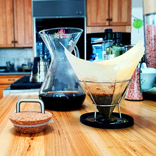 Insulated Cork Lid and DripFree Filter Stand for Chemex Coffee Maker Keep you eBay