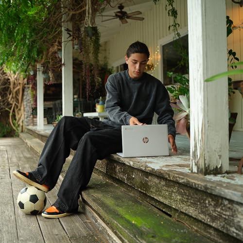 Hp Chromebook 14&Quot; | Intel N100 Processor | 8 Gb Ram | 128 Gb Flash Storage | Intel Uhd Graphics | Fhd Display | Up To 12.25 Hours Battery | Chrome Os | Dual Speakers | Glacier Silver | 14A-Nf0003Sa - View 12