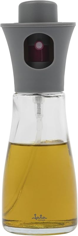 HOGAR HACC4545 - Pulverizador de Aceite para Cocina 150 ml, Spray de Aceite de Vidrio Reutilizable, Dosificación Uniforme, Pulverizador para Air Fryer, Ensaladas, Barbacoa, Sin BPA