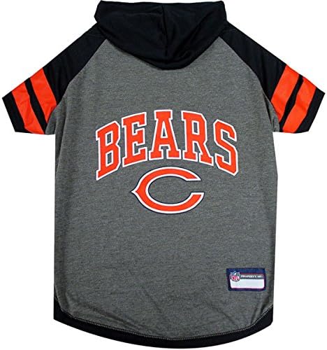 Chicago Bears NFL Dog Hoodie Shirt - Medium