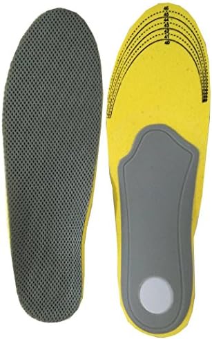 Sport Insoles for Adult Men and Women With Arch Support, Shock Absorbing Feet Pain Relief Shoe Pads (Women's(4.5-8 US))