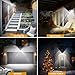 Solar Motion Sensor Light, JUSLIT 74 COB LED Solar Lights Outdoor, Security Light with Night Light Diming Mode, Waterproof Wireless 270° Wide Angle Motion Detector light for Garage Porch Step(2PK)