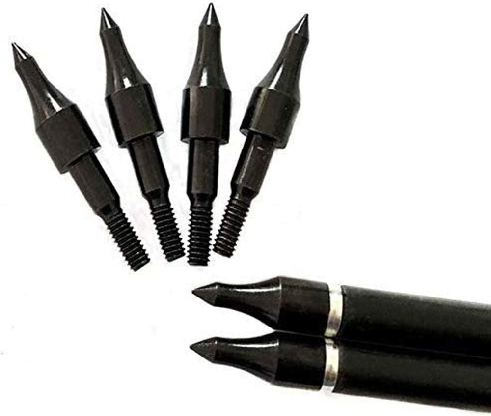 sansheng 20PCS Screw in Archery Bullet Points for Arrows, Bullet Points Arrows Field Target Practice Shooting，100 Grain Each : Sports & Outdoors