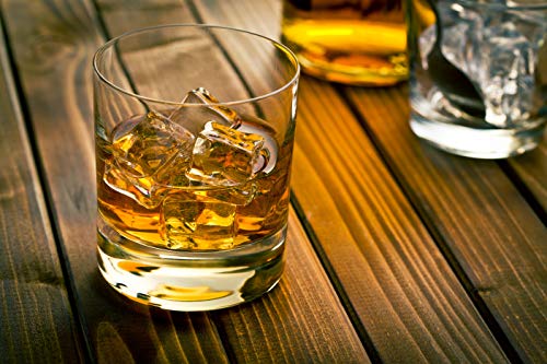 Old Fashioned Whiskey Glass Set, Premium Scotch Glasses, Rocks Style Glassware for Bourbon and Cocktails, Set of 6