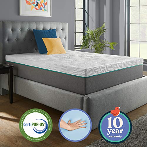 Performance Hybrid 10 Inch Medium Antimicrobial Copper Infused Mattress