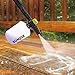 Sun Joe SPX-FC26 26-Oz Adjustable Snow Foamer Cannon w/Adapters , Black
