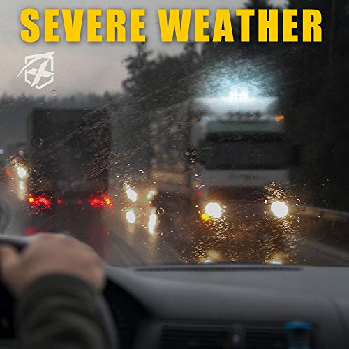 Xprite 240 LED White Roof Top LED Emergency Strobe Lights Mini Bar for