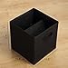 Storage Bins - Collapsible Storage Cube Organizer, Nonwoven Basket Container Fabric Drawers Set of 6, Black 10.5”, Dual Handles