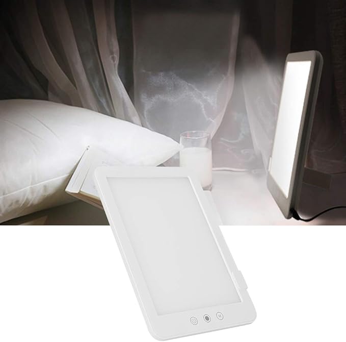 Light Therapy Lamp, SAD Lamp Natural Light LED Therapy Box Dimming SAD