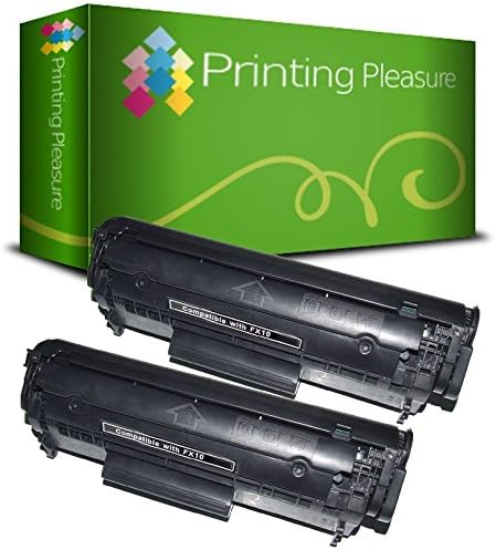 Printing Pleasure Twin FX-10 FX-9 Black Toner for Canon I-Sensys MF-4010 MF-4150