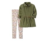 Carter's Girls' 2T-4 Multi Floral Leggings Set