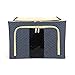 PYRUS Baby Clothes Organizer, Collapsible Storage Box Oxford Fabric Steel Shelf Lidded Closet Organizer(22L)