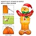 MerryXGift Christmas Inflatable Gingerbread Man 5ft - Xmas Inflatable Blow up Decorations for Yard Outdoor Garden Lawn