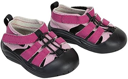 Amazon.com: Muñeca de 18 inch sandalia zapatos para American Girl muñecas, Rosa al aire última intervensión sandalia: Toys \u0026 Games