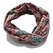 Ever Fairy Women Elastic Turban Head Wrap Headband Twisted Hair Band