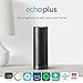 Echo Plus with built-in Hub – Black + Philips Hue Bulb included