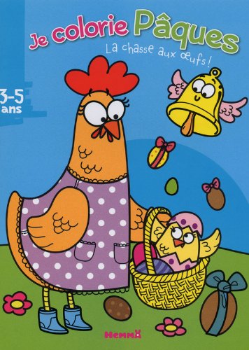 Je colorie Pâques, La chasse aux oeufs !