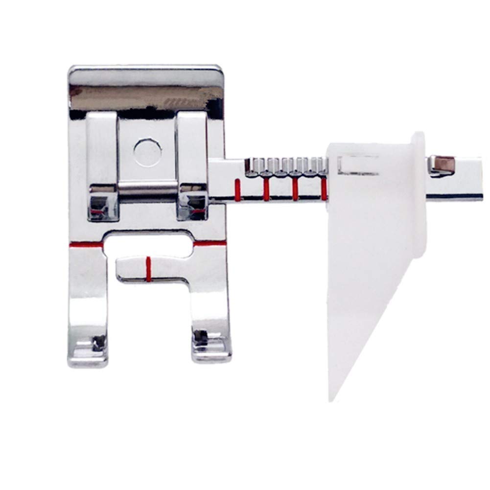 Adjustable Guide Sewing Machine Presser Foot Fits Low Shank Domestic Sewing Machine, Snap On Brother, Babylock, Singer, Janome , Juki, New Home.