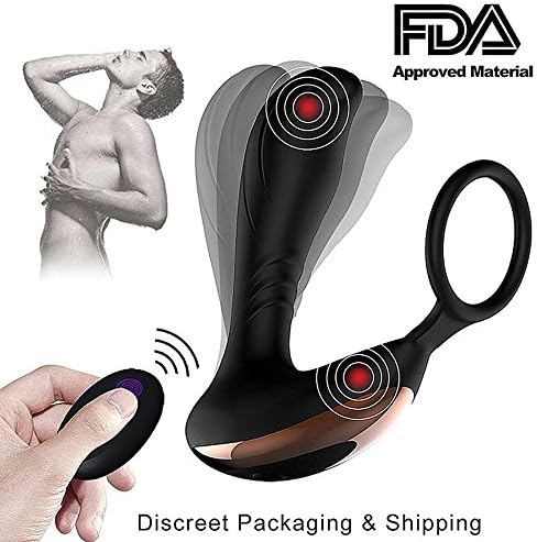Relaxation Massaging Device Toy with Remote Control Male Message Multiple Speed Vibrating Vibration Six Toy for Men T-Shirt