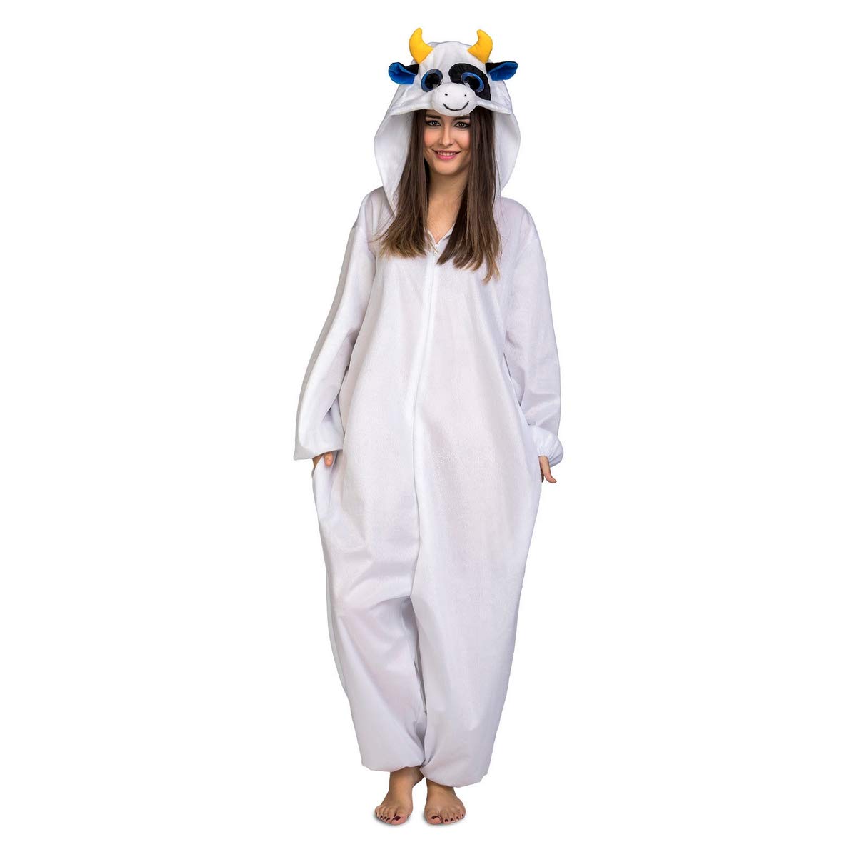 My Other Me Me - Cow Big Eyes Costume, White (205262)