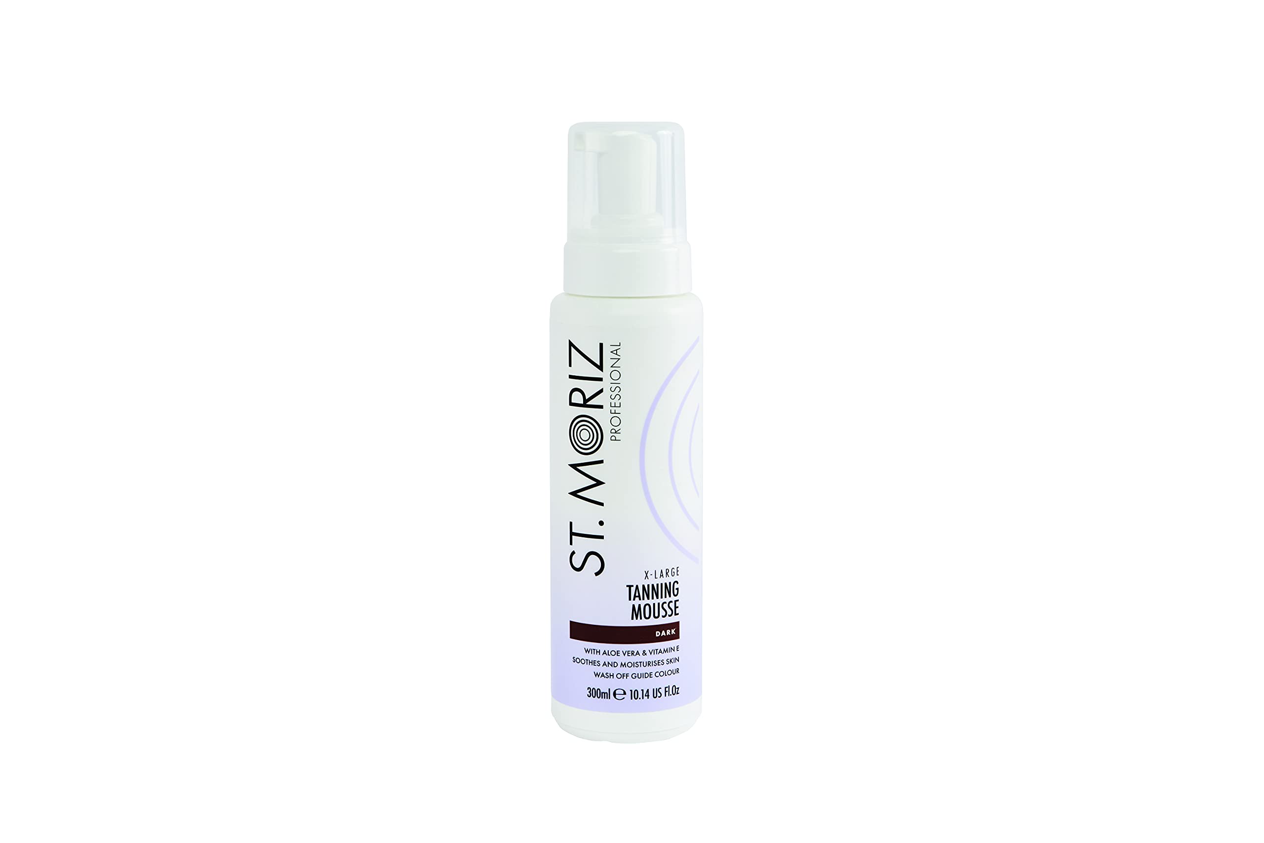 St Moriz Professional Extra Large Instant Tanning Mousse in Dark | Fast Drying Vegan Fake Tan | With Aloe Vera & Vitamin E | With Guide Colour For Streak Free Deep Bronzed Glow | Cruelty Free | 300ml