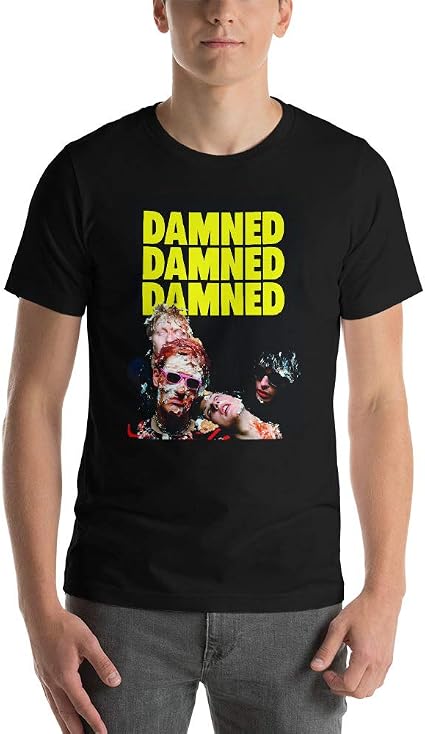 The Damned Punk Rock Band T-Shirt – Short Sleeve Unisex Tee, Soft Cotton Blend