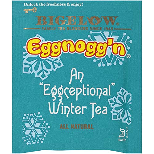 image for Bigelow Tea Bigelow Eggnogg'n Tea 20 count Boxes (Pack of 6), 120 Tea 