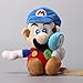 Super Mario Bros Mario with Sun Flower & Luigi with Ice Flower 7 Inch Toddler Stuffed Plush Kids Toys 2 Pcs/set