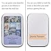 Shappy Silver Metal Rectangular Empty Hinged Tins Box Containers Basic Necessities Tins Mini Portable Box Small Storage Kit Tin Holders Box Set, Home Organizer, 3.75 by 2.45 by 0.8 inch (24 Pack)