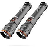 NEBO 1500 Lumen EDC Flashlights, 2-Pack, Powerful &amp; Compact | 1500 Lumen LED Compact Flashlights, USB-C Rechargeable, 4 Light Modes, 3X Zoom, 14 Hour Run Time, IPX7 Waterproof, Value Pack