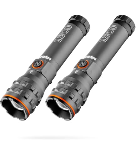 NEBO Redline-X Rechargeable Waterproof Flashlight: 1800 lumen, 4x