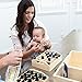 Essential Oil Box - Wooden Storage Chest With Handle & 2 Removable Trays. Holds 60 Bottles. Extra Space For Larger Items. Large Case Best For Keeping Your Oils Safe. Free EO Labels
