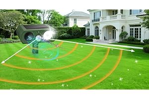 CKCOEO Solar Ultrasonic Animal Repellent