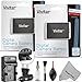 2 Pack Vivitar LP-E10 Battery and Charger Kit for Canon EOS Rebel T6, T5, T3, 1300D, 1200D, 1100D, Kiss X70, Kiss X50 (100% Compatible, Fully Decoded 1100mAh Rechargeable Lithium-Ion Batteries)