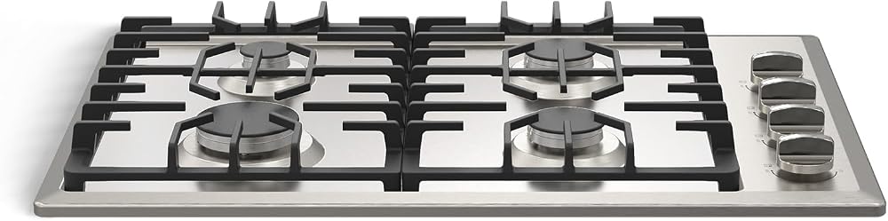 GASLAND 30 Inch Gas Cooktop with 4 Italy Sabaf Burners PRO GH2304SS | NG/LPG Convertible Natural Gas/Propane, Auto Ignition,